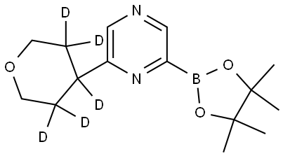 2-(tetrahydro-2H-pyran-4-yl-3,3,4,5,5-d5)-6-(4,4,5,5-tetramethyl-1,3,2-dioxaborolan-2-yl)pyrazine|