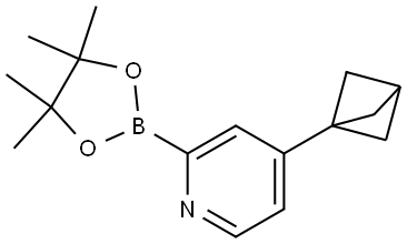4-(bicyclo[1.1.1]pentan-1-yl)-2-(4,4,5,5-tetramethyl-1,3,2-dioxaborolan-2-yl)pyridine|