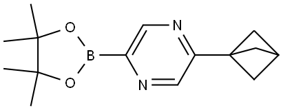 2-(bicyclo[1.1.1]pentan-1-yl)-5-(4,4,5,5-tetramethyl-1,3,2-dioxaborolan-2-yl)pyrazine|