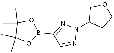 2-(tetrahydrofuran-3-yl)-4-(4,4,5,5-tetramethyl-1,3,2-dioxaborolan-2-yl)-2H-1,2,3-triazole|2-(四氢呋喃-3-基)-2H-1,2,3-三唑-4-硼酸频哪醇酯
