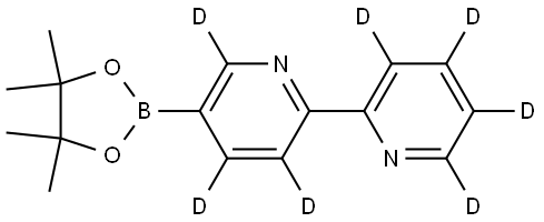 5-(4,4,5,5-tetramethyl-1,3,2-dioxaborolan-2-yl)-2,2'-bipyridine-3,3',4,4',5',6,6'-d7|