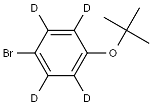 1-bromo-4-(tert-butoxy)benzene-2,3,5,6-d4 Structure