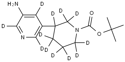 tert-butyl 3-(5-aminopyridin-3-yl-2,4,6-d3)piperidine-1-carboxylate-2,2,3,4,4,5,5,6,6-d9|
