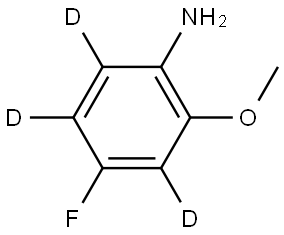 4-fluoro-2-methoxybenzen-3,5,6-d3-amine|