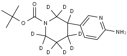 tert-butyl 3-(6-aminopyridin-3-yl)piperidine-1-carboxylate-2,2,3,4,4,5,5,6,6-d9|