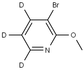 3-bromo-2-methoxypyridine-4,5,6-d3|