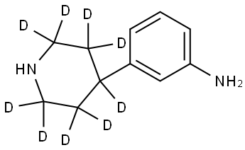 3-(piperidin-4-yl-2,2,3,3,4,5,5,6,6-d9)aniline|
