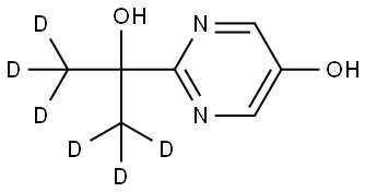 2-(2-hydroxypropan-2-yl-1,1,1,3,3,3-d6)pyrimidin-5-ol|