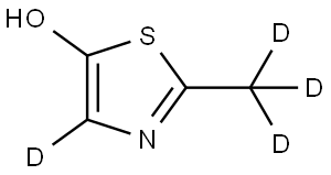 2-(methyl-d3)thiazol-4-d-5-ol|