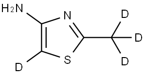 2-(methyl-d3)thiazol-5-d-4-amine|