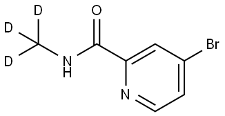 4-bromo-N-(methyl-d3)picolinamide Struktur