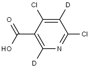 4,6-dichloronicotinic-2,5-d2 acid|