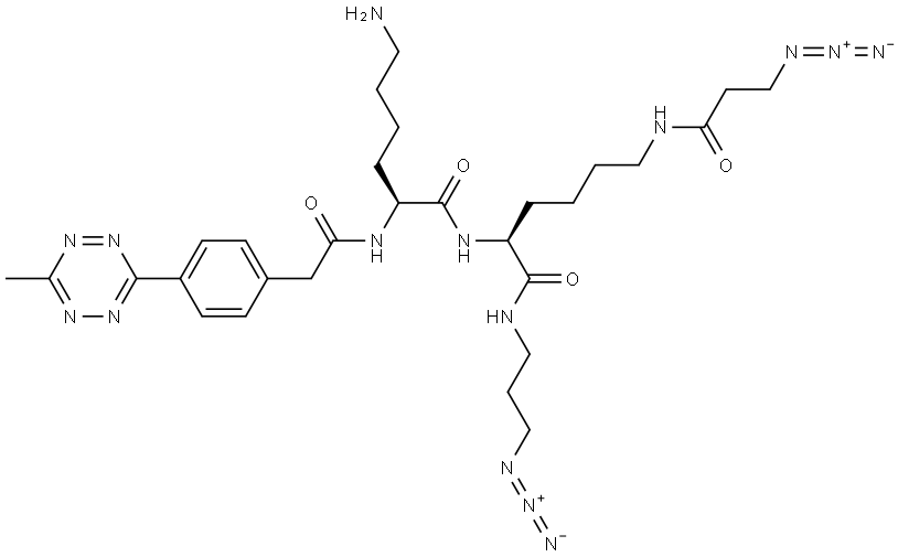 Diazido-methyltetrazine tri-arm|化合物 Diazido-methyltetrazine tri-arm