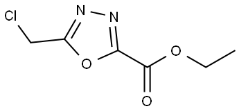 ethyl 5-(chloromethyl)-1,3,4-oxadiazole-2-carboxylate Structure