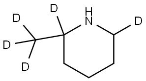 2-(methyl-d3)piperidine-2,6-d2 Structure