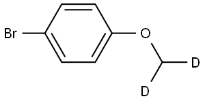 1-bromo-4-(methoxy-d2)benzene Structure