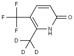 6-(methyl-d3)-5-(trifluoromethyl)pyridin-2-ol Structure