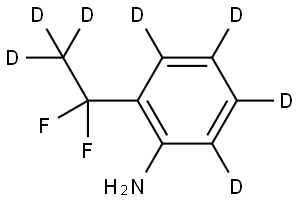 2-(1,1-difluoroethyl-2,2,2-d3)benzen-3,4,5,6-d4-amine|