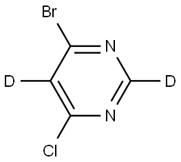 4-bromo-6-chloropyrimidine-2,5-d2|