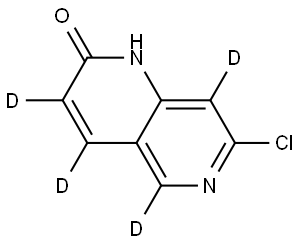 7-chloro-1,6-naphthyridin-3,4,5,8-d4-2-ol|