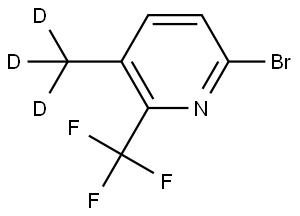 6-bromo-3-(methyl-d3)-2-(trifluoromethyl)pyridine|