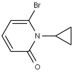 6-bromo-1-cyclopropylpyridin-2(1H)-one|