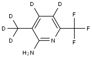 3-(methyl-d3)-6-(trifluoromethyl)pyridin-4,5-d2-2-amine|