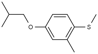(4-isobutoxy-2-methylphenyl)(methyl)sulfane|(4-异丁氧基-2-甲基苯基)(甲基)硫烷