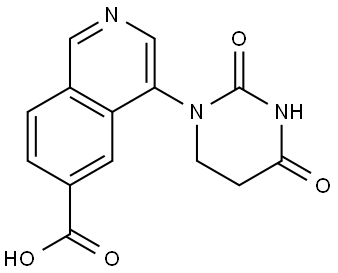 4-(2,4-二氧代四氢嘧啶-1(2H)-基)异喹啉-6-羧酸, 2925098-93-5, 结构式