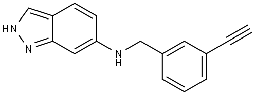N-[(3-ethynylphenyl)methyl]-2H-indazol-6-amine|
