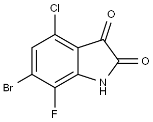 6-Bromo-4-chloro-7-fluoroindoline-2,3-dione|6-溴-4-氯-7-氟吲哚啉-2,3-二酮