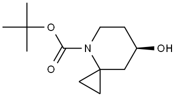 (R)-tert-Butyl 7-hydroxy-4-azaspiro[2.5]octane-4-carboxylate Struktur