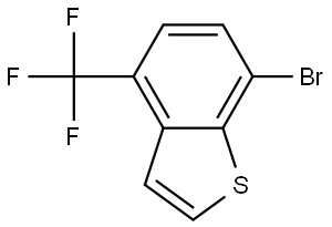7-溴-4-(三氟甲基)苯并[B]噻吩, 2969450-75-5, 结构式