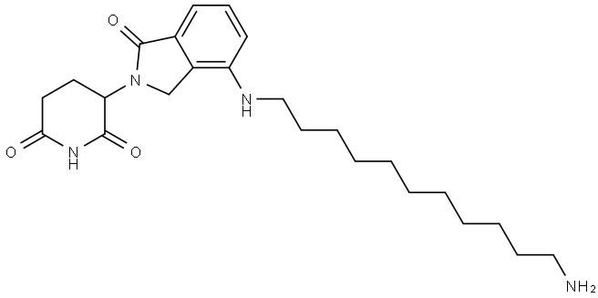 Lenalidomide-C11-NH2 Structure