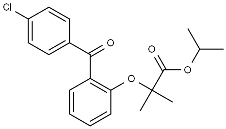Fenofibrate Impurity 2 Struktur