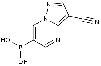 (3-cyanopyrazolo[1,5-a]pyrimidin-6-yl)boronic acid Structure