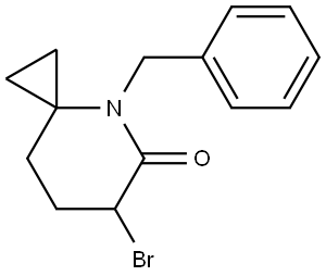 4-苄基-6-溴-4-氮杂螺[2.5]辛烷-5-酮 结构式