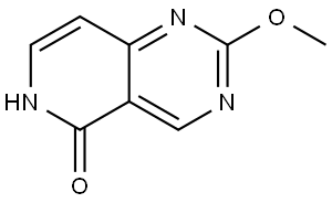 2-Methoxypyrido[4,3-d]pyrimidin-5(6H)-one Struktur
