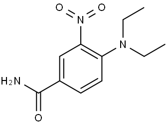 Benzamide, 4-(diethylamino)-3-nitro- Struktur