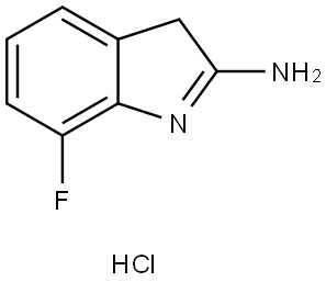 2-Amino-7-fluoroindole hydrochloride Struktur