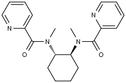 2-Pyridinecarboxamide, N,N'-(1S,2S)-1,2-cyclohexanediylbis[N-methyl- (9CI) Struktur