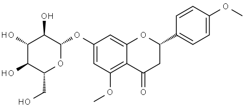 5-Methoxyisosakuranin Struktur