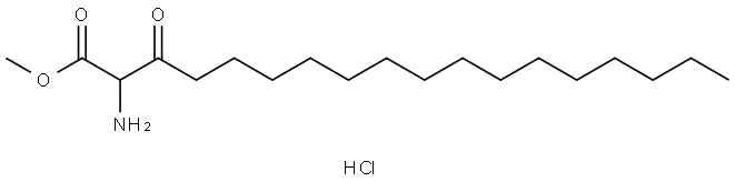 methyl 2-amino-3-oxooctadecanoate hydrochloride 结构式