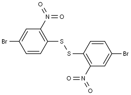 Disulfide, bis(4-bromo-2-nitrophenyl) (6CI,9CI)