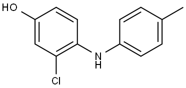 2-Chloro-4-hydroxy-4'-methyldiphenylamine Structure