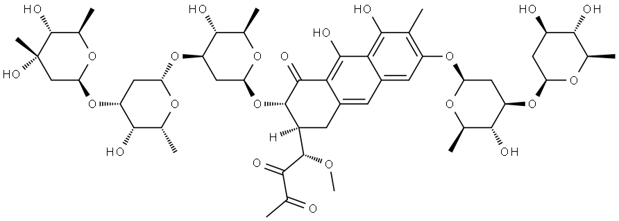 Mithramycin Impurity 4(Mithramycin SDK) Structure