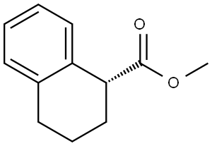 Methyl (R)-1,2,3,4-tetrahydro-1-naphthalenecarboxylate Structure