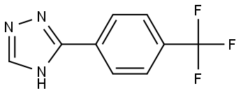 3-(4-(trifluoromethyl)phenyl)-4H-1,2,4-triazole Struktur