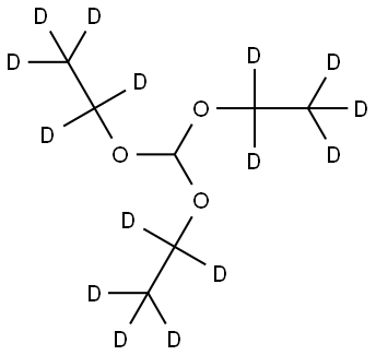 tris(ethoxy-d5)methane Struktur