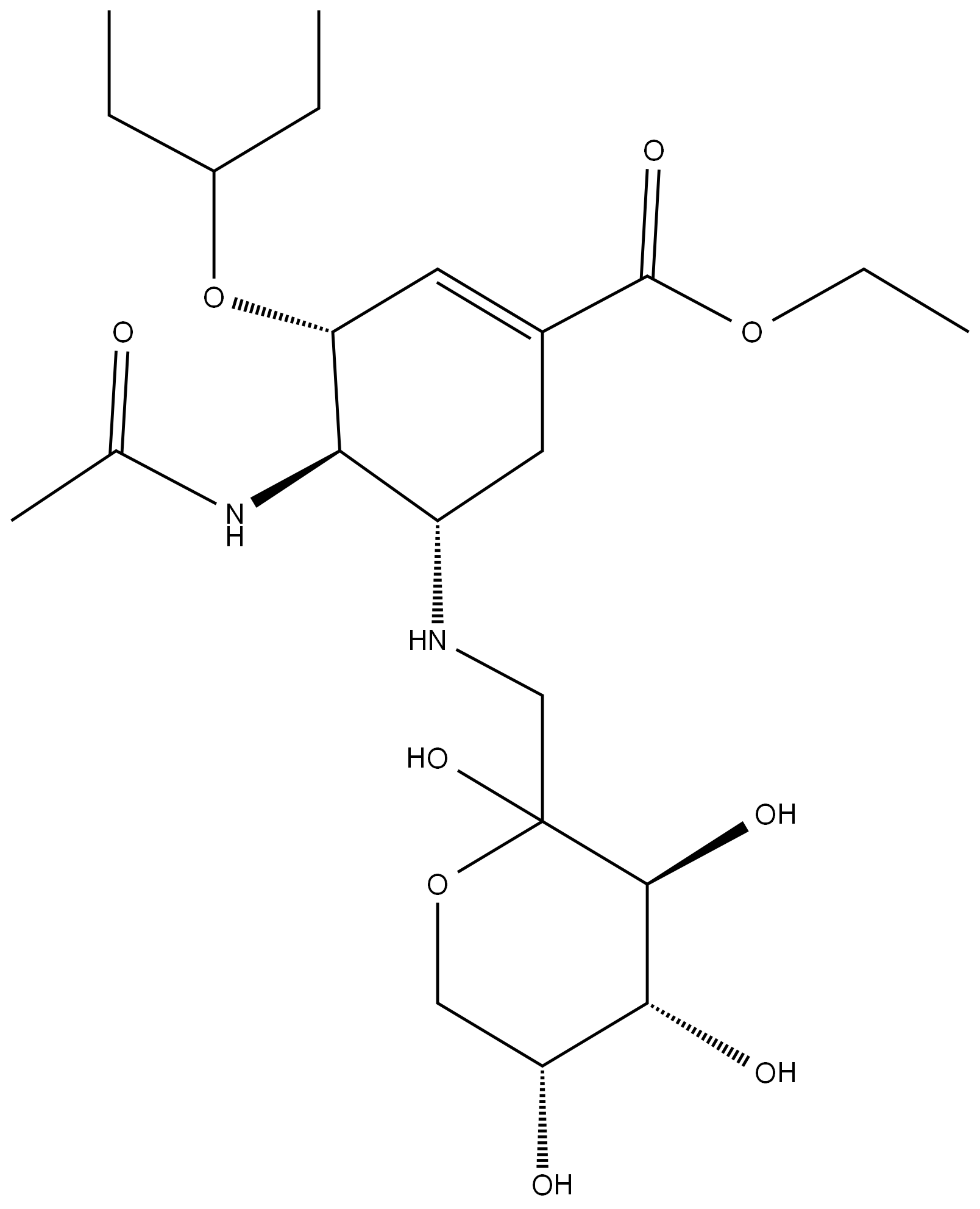 Oseltamivir Fructose Adduct 1